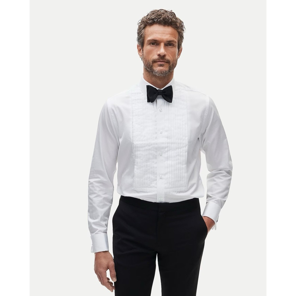 J.CREW Ludlow Premium cotton pleated-bib tuxedo shirt 14 1/2/32 NWT $168 BN777